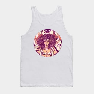 Peach Kemet Warrior Tank Top